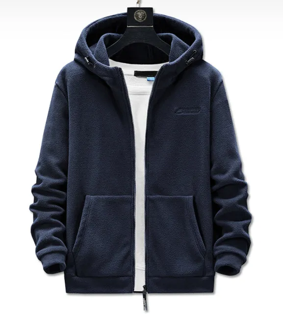 West Louis™ Warm Fleece Casual Sweatshirt Jacket