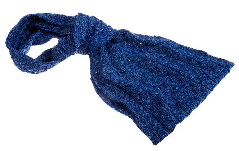 Women's Supersoft Merino Wool Wide Scarf with Pockets by Aran Mills - 4 Colours